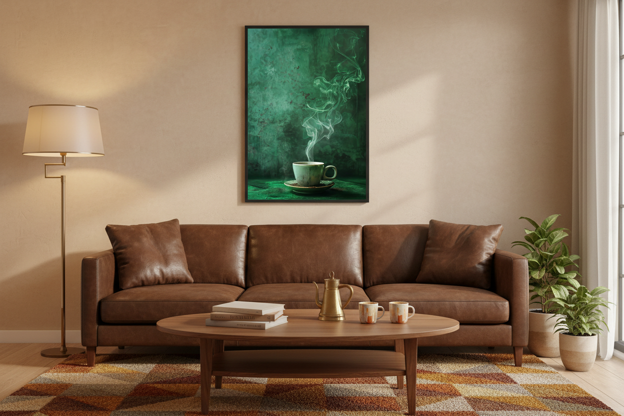 Kaffe Plakat 72 i stue