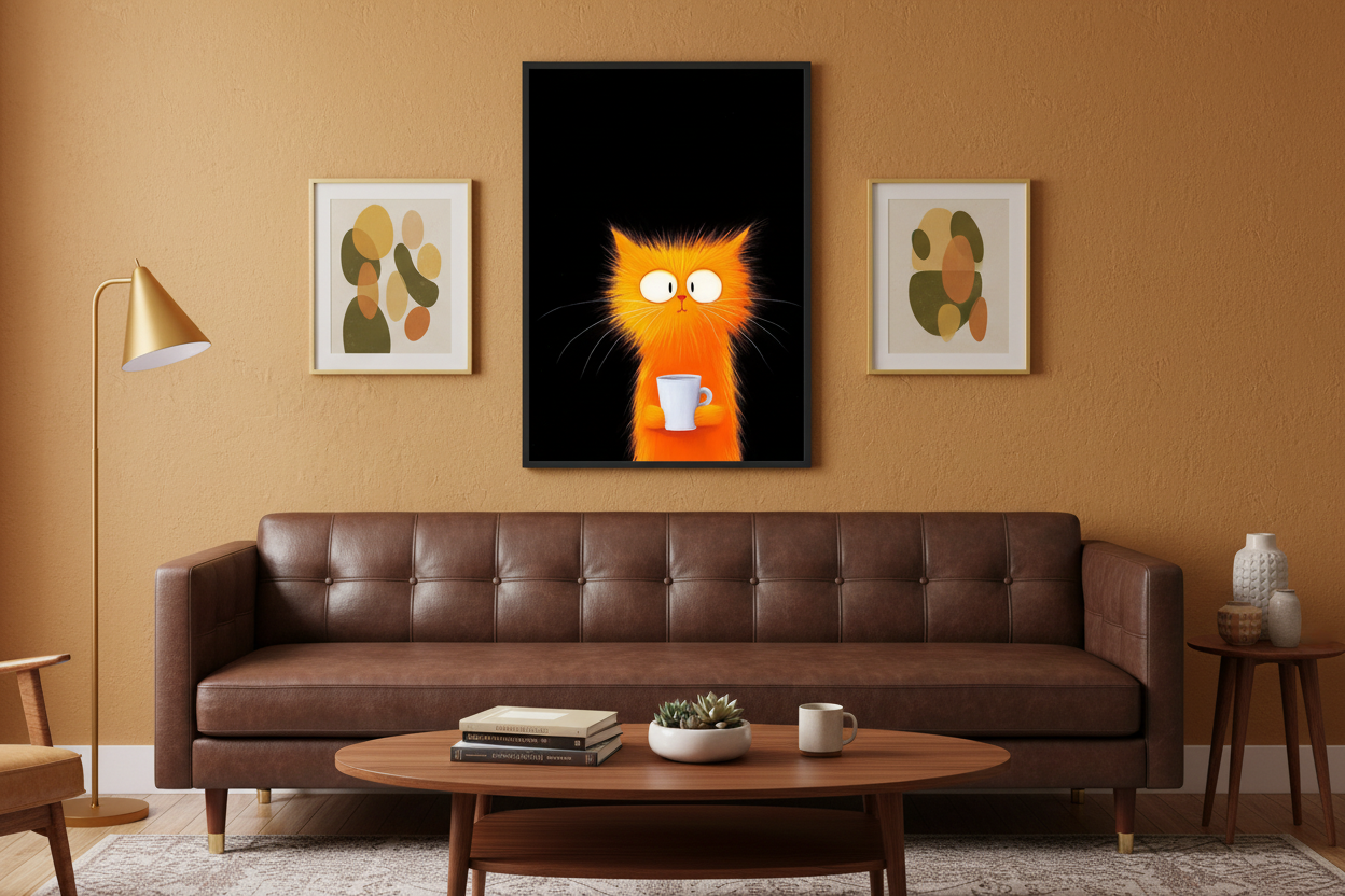 Kaffe Plakat 73 i stue