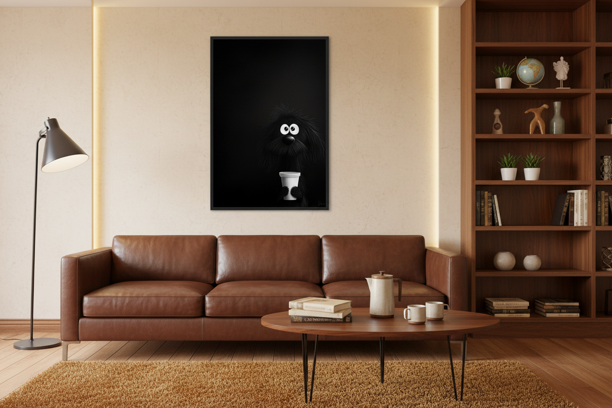 Kaffe Plakat 74 i stue