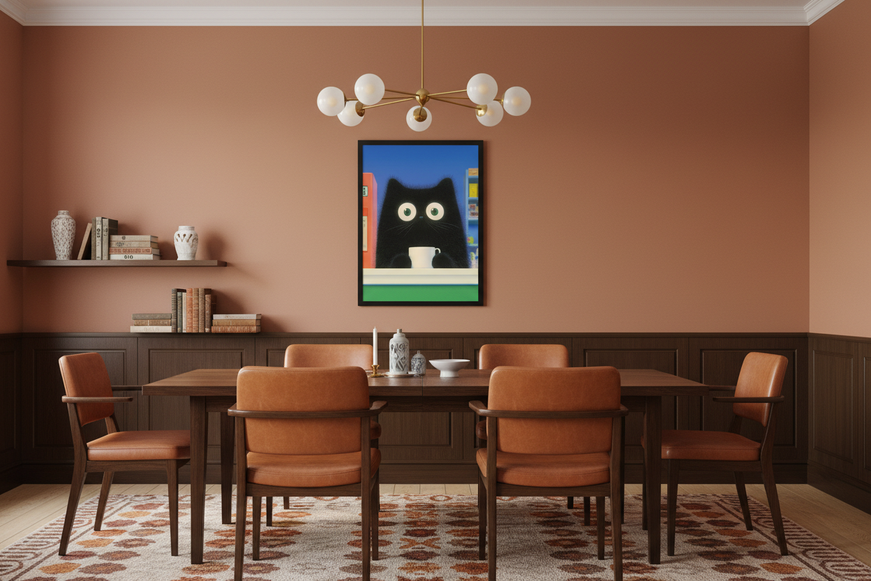 Kaffe Plakat 78 i spisestue