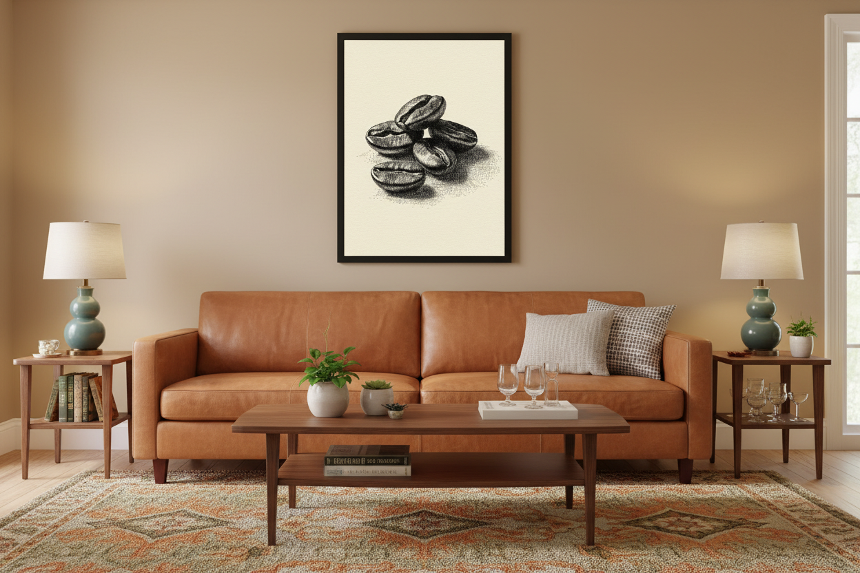 Kaffe Plakat 89 i stue