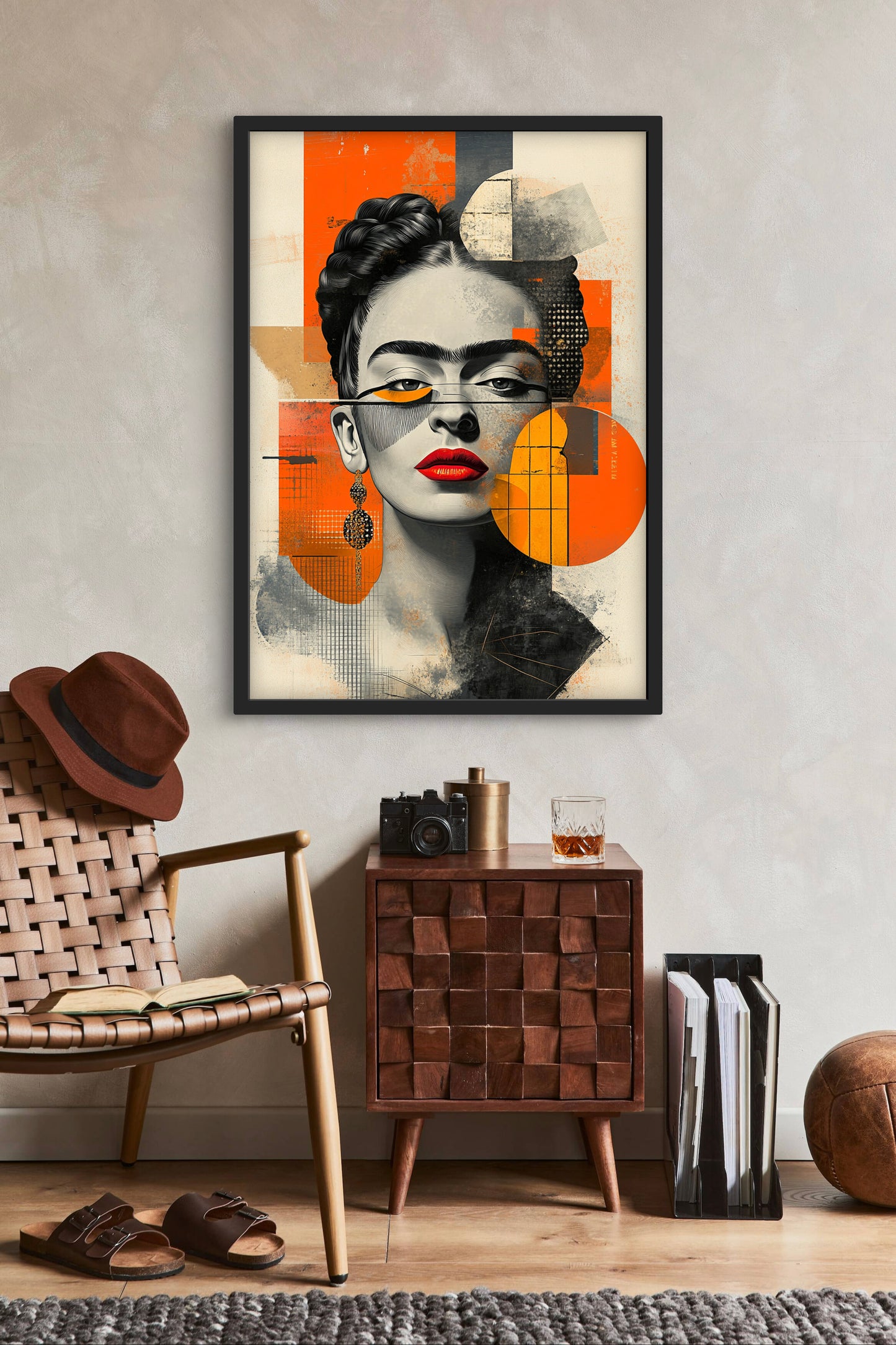 Portræt Plakat 86 - Grafisk Elegance