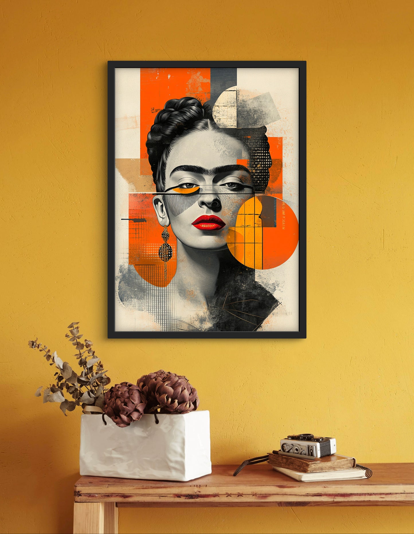 Portræt Plakat 86 - Grafisk Elegance