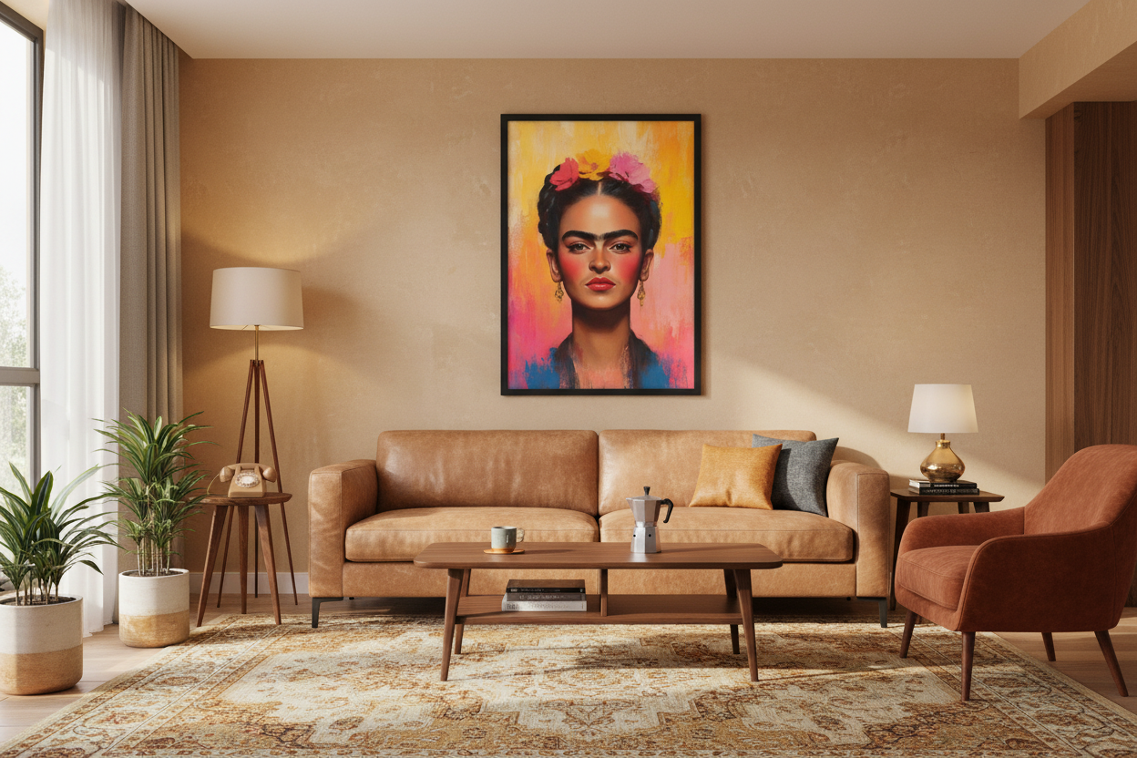 Portræt Plakat 105 i stue