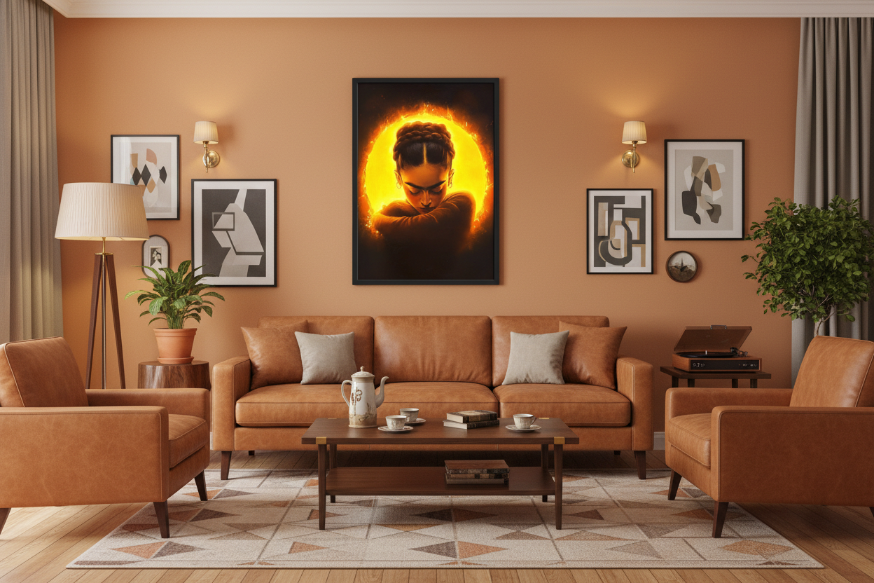 Portræt Plakat 96 i stue