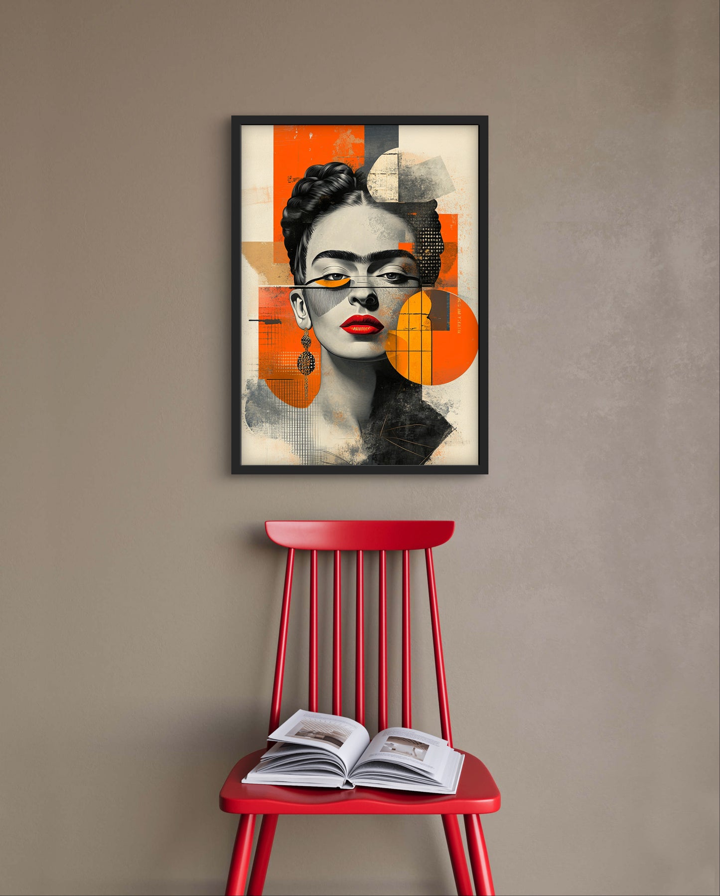 Portræt Plakat 86 - Grafisk Elegance