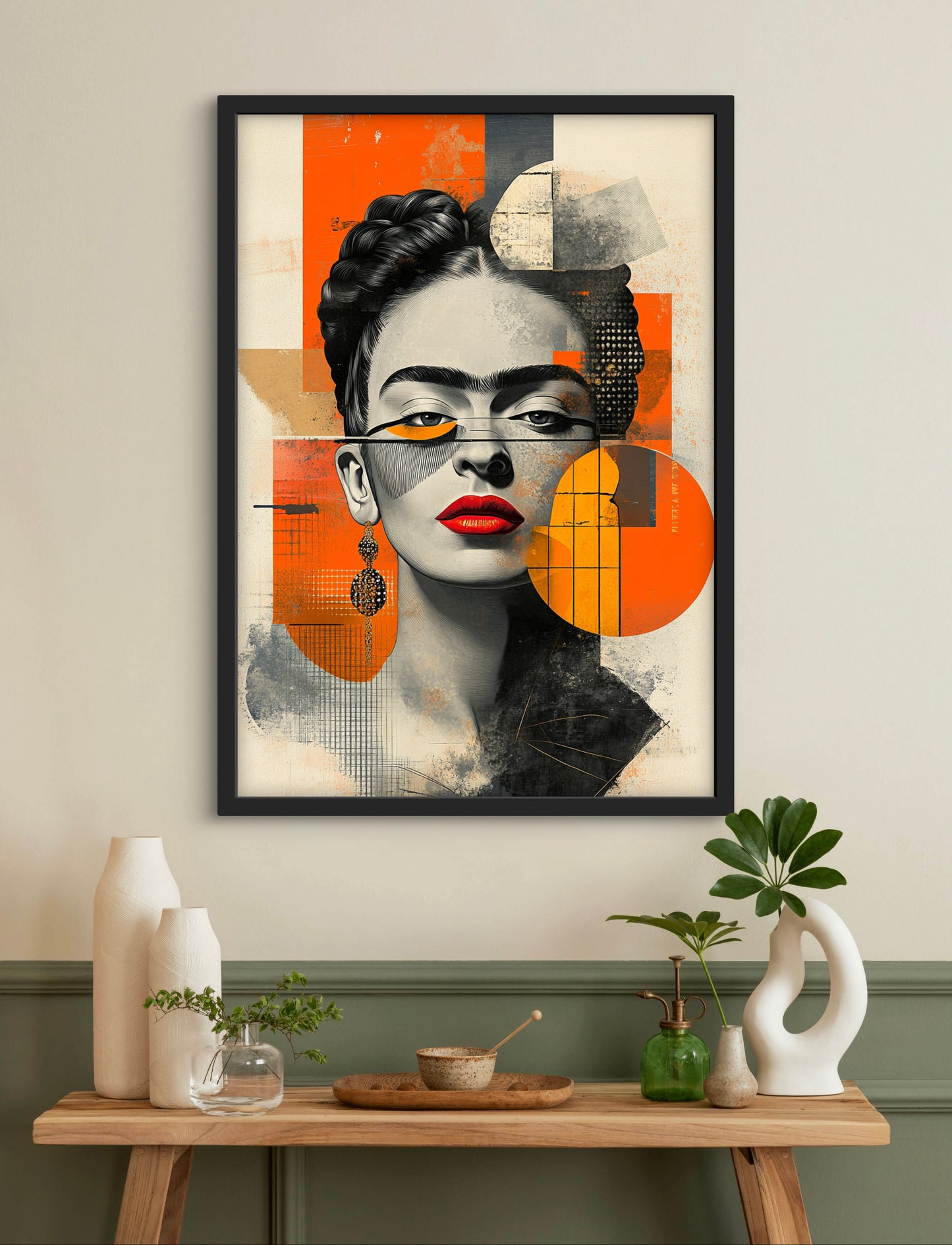 Portræt Plakat 86 - Grafisk Elegance