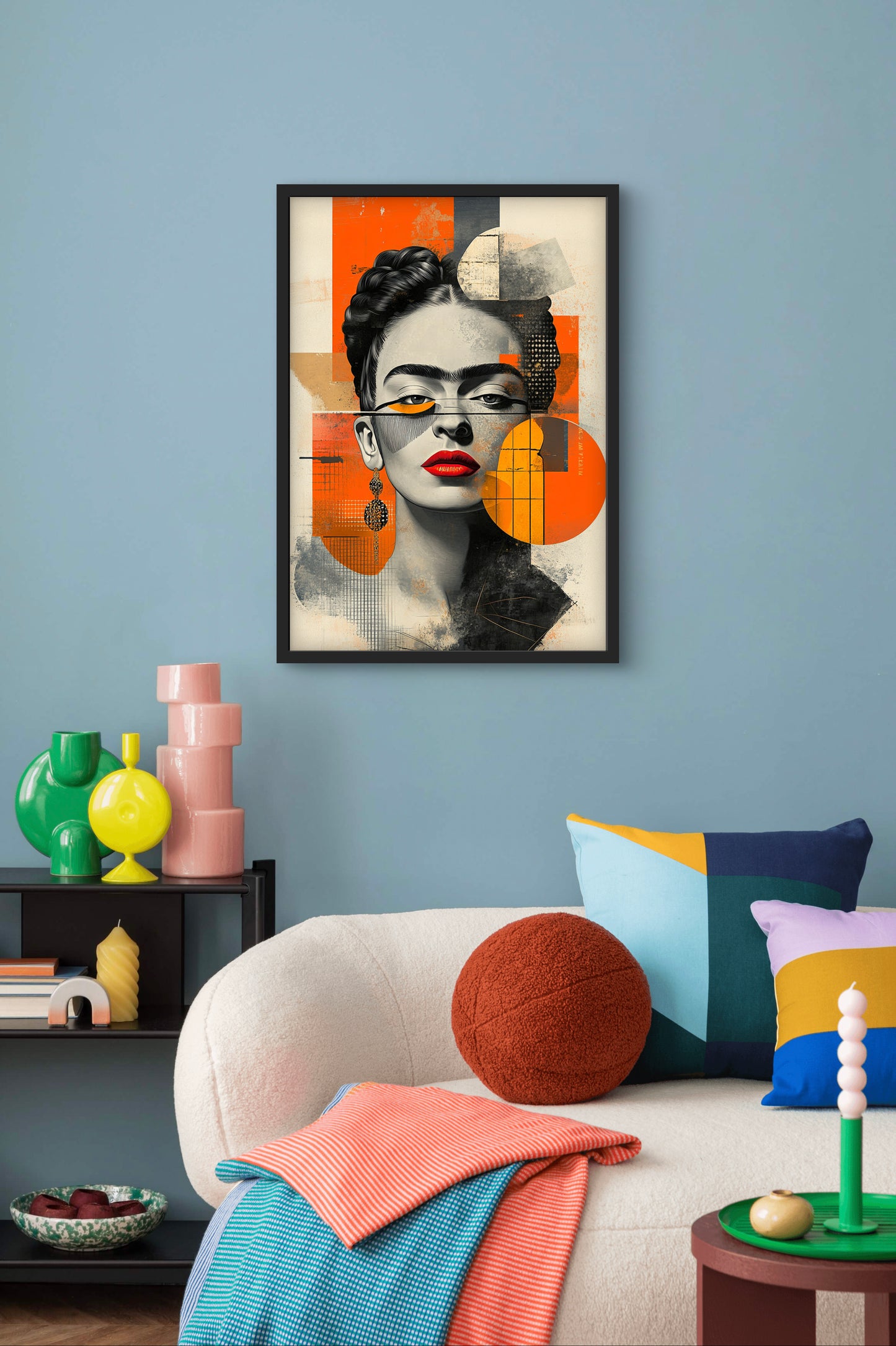 Portræt Plakat 86 - Grafisk Elegance