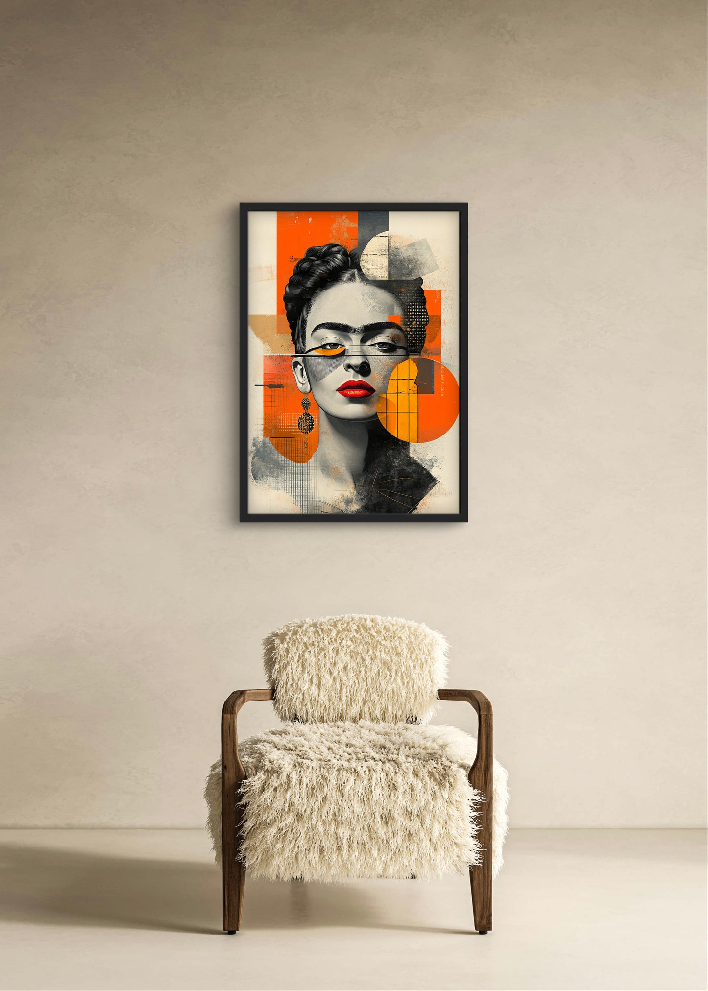 Portræt Plakat 86 - Grafisk Elegance