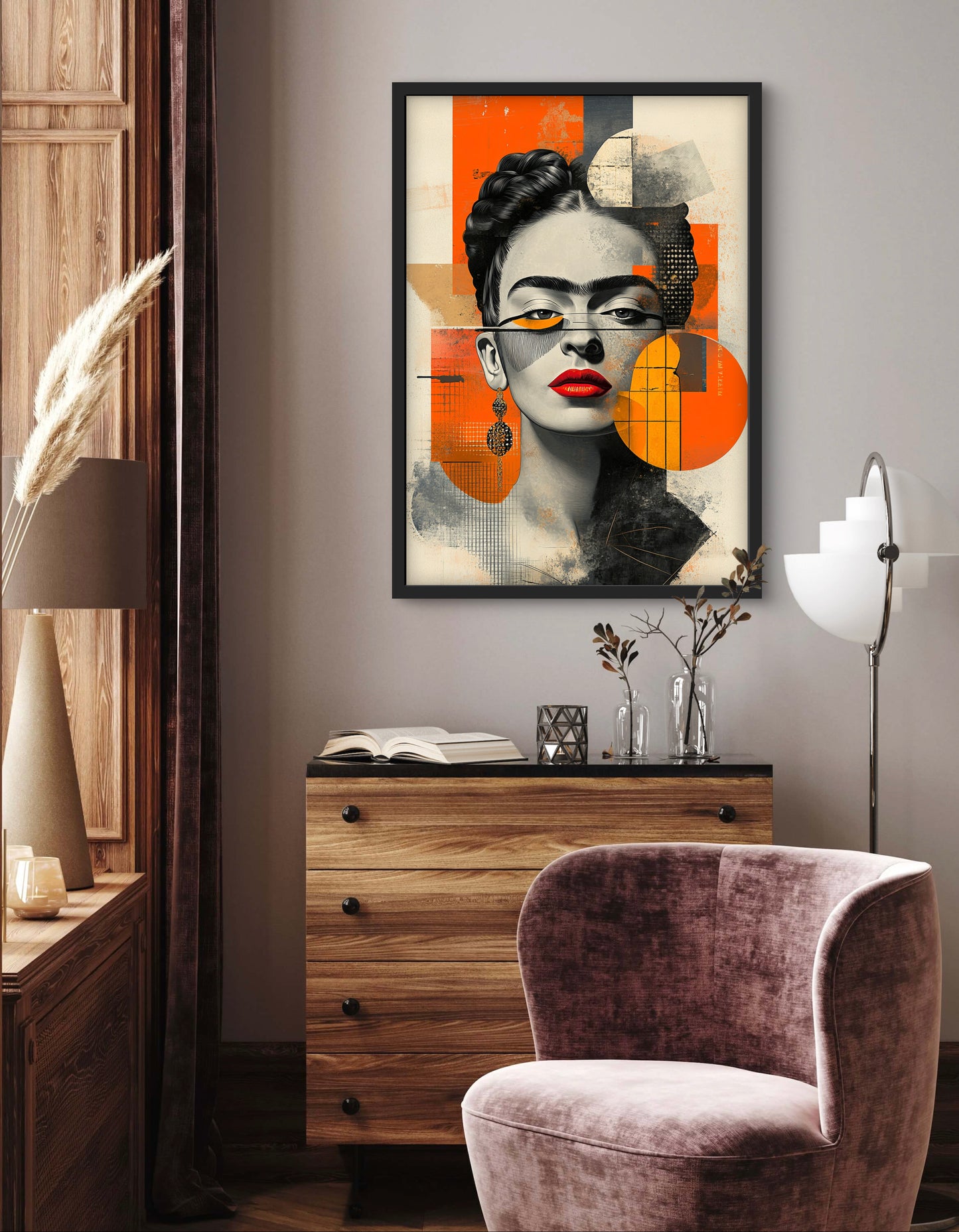 Portræt Plakat 86 - Grafisk Elegance