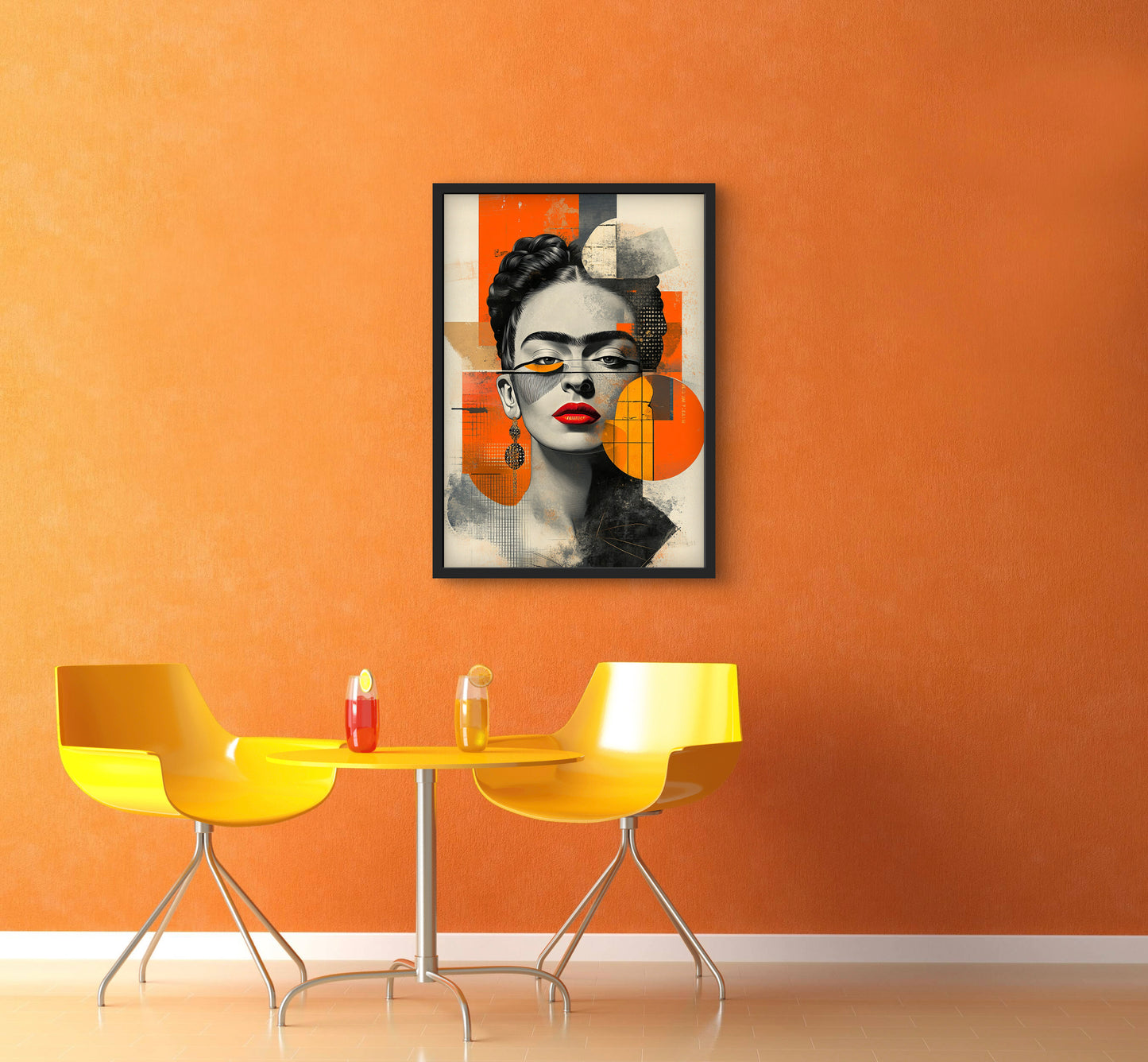 Portræt Plakat 86 - Grafisk Elegance