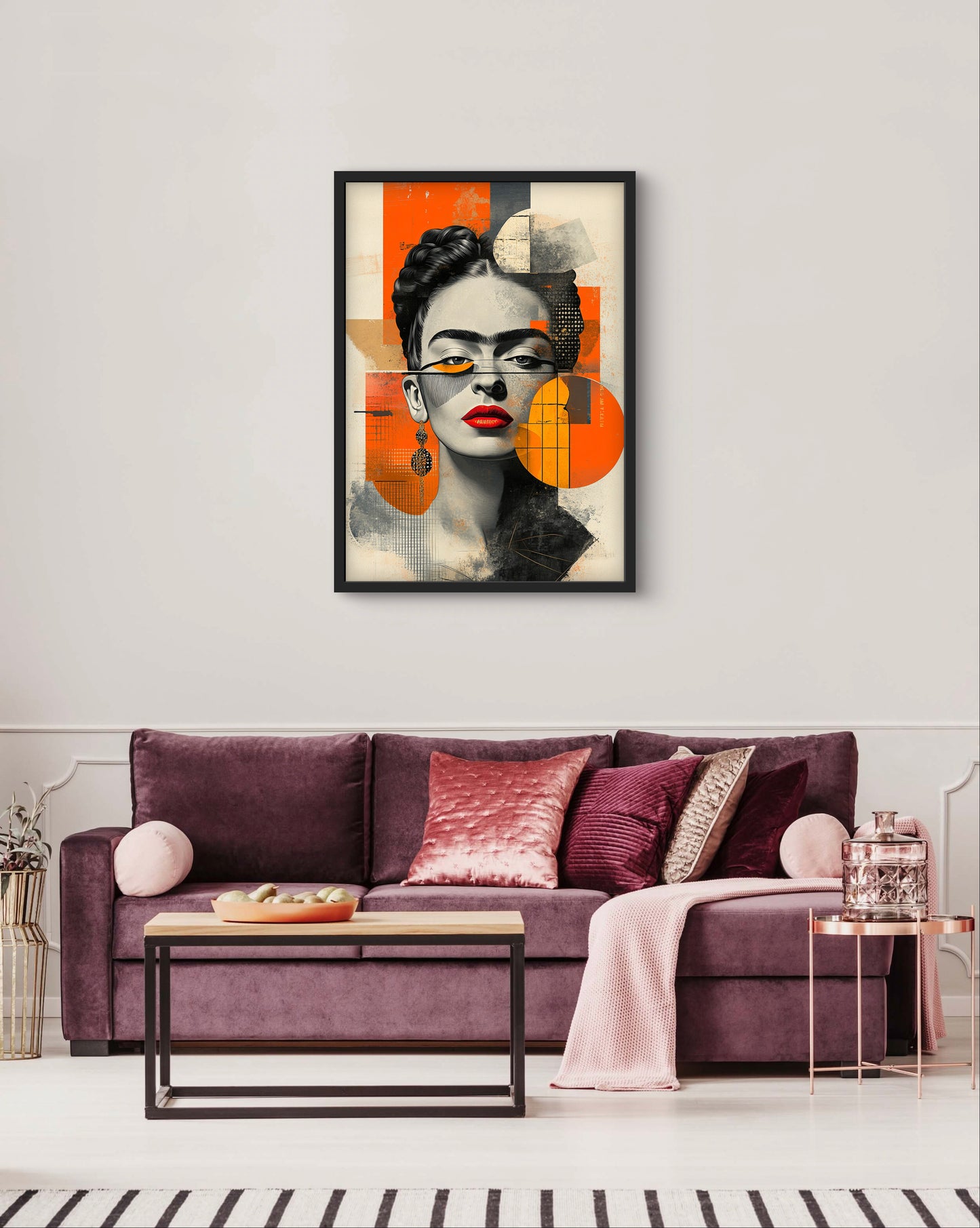 Portræt Plakat 86 - Grafisk Elegance