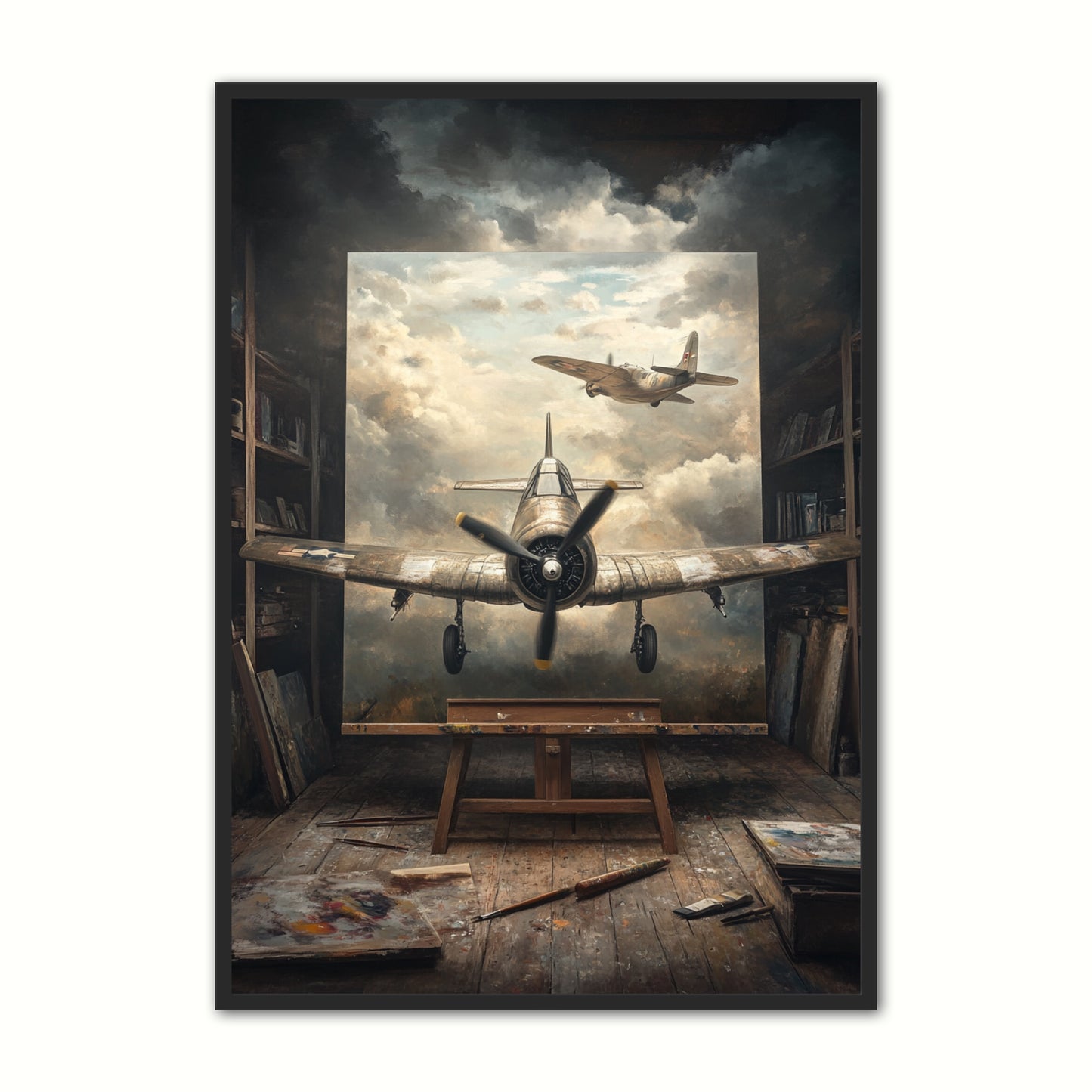 Surrealistisk Plakat 2 - Flyenes Dimensioner