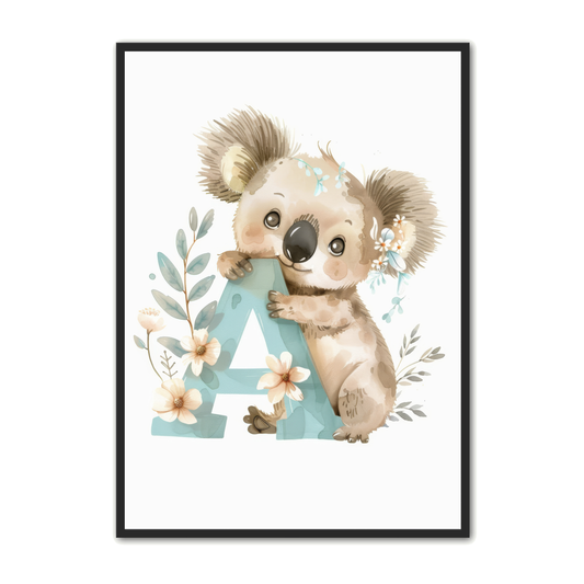 A Bogstav Plakat 18 - Koala