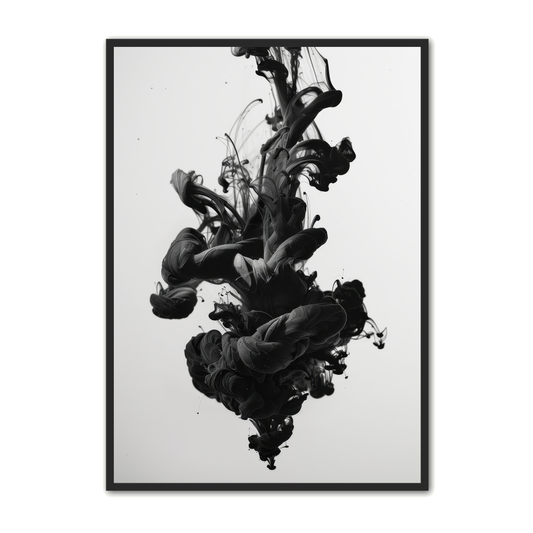Abstrakt Plakat 5 - Black Ink