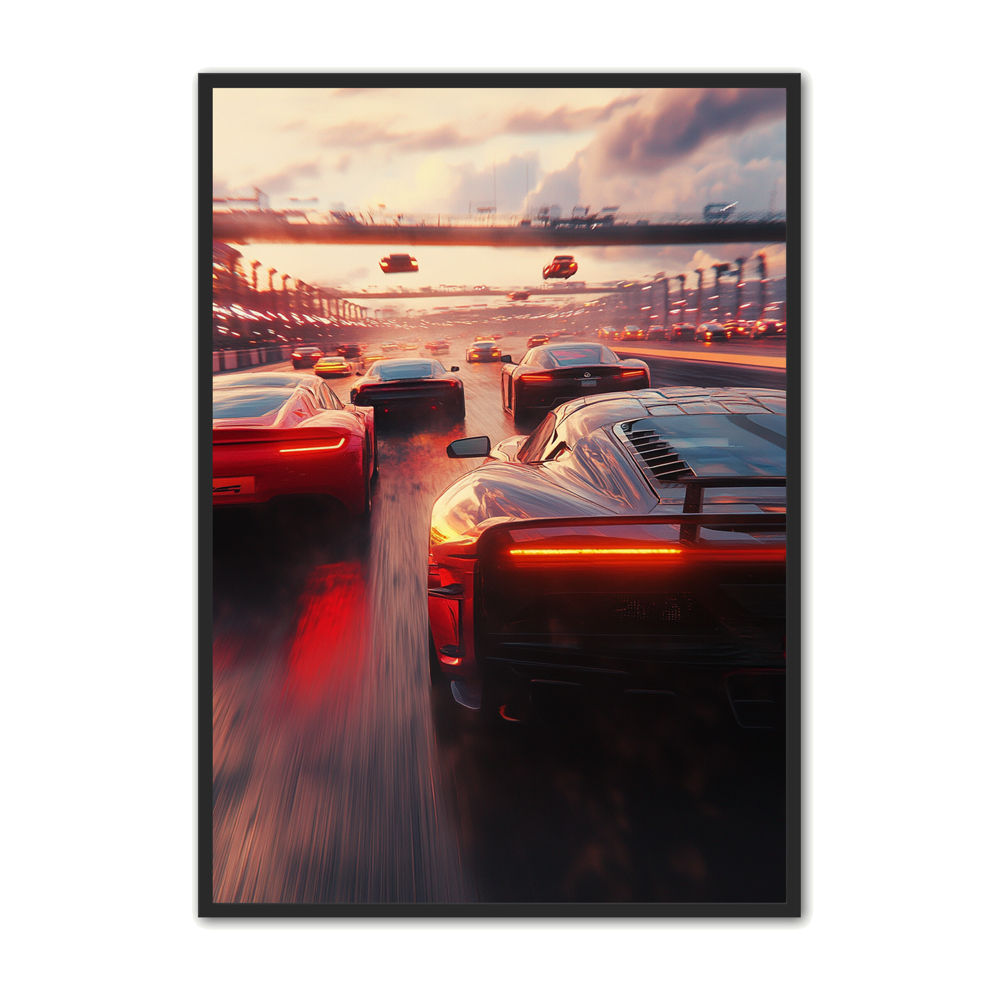 Bil Plakat 78 - Eksplosiv Racing Energi