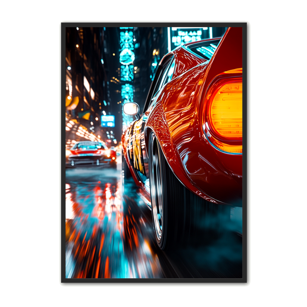 Bil Plakat 85 - Klassisk Gadeløb