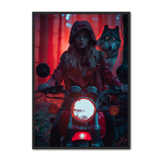 Den lille rødhætte 3 - Motorcykel - Eventyr Plakat