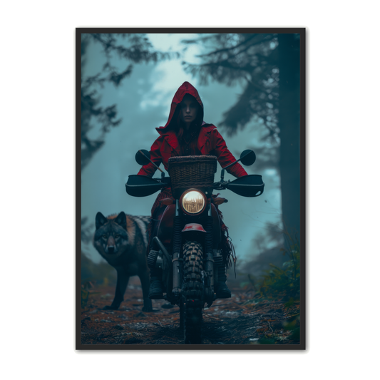 Den lille rødhætte 4 - Motorcykel - Eventyr Plakat