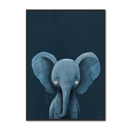 Elefant Plakat 11 - Børneplakat