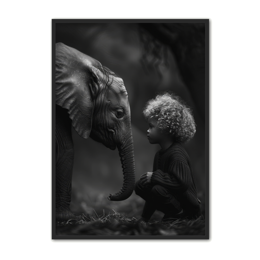 Elefant Plakat 2 - Børneplakat