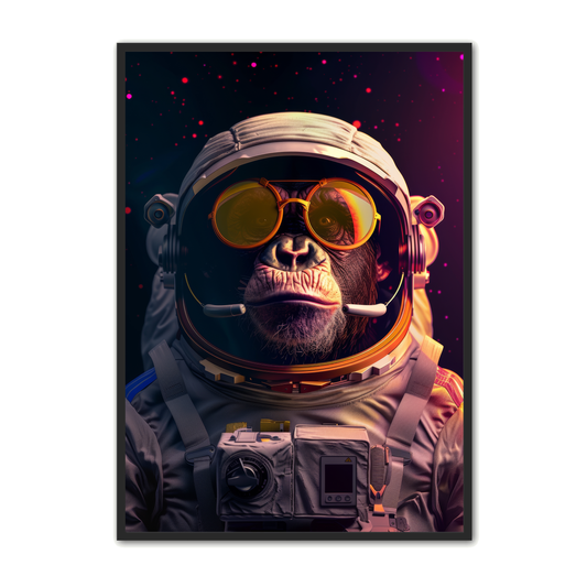 Fantasi Plakat 14 - Gorilla Astronaut