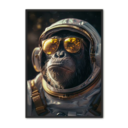 Fantasi Plakat 16 - Gorilla Astronaut