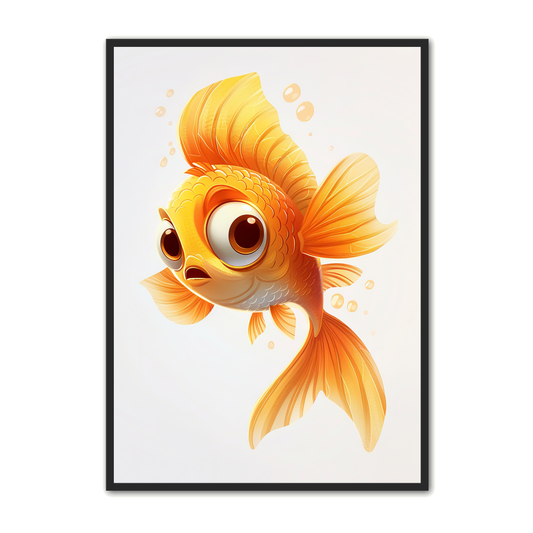 Fisk Plakat 2 - Børneplakat