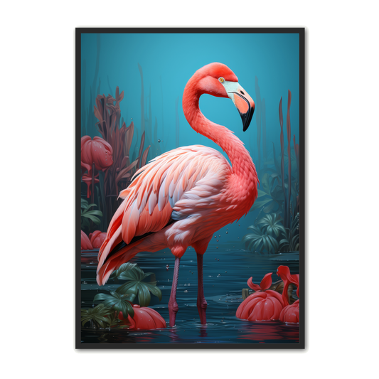 Flamingo Plakat 3 - Dyreplakater