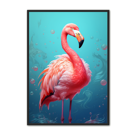 Flamingo Plakat 4 - Dyreplakater