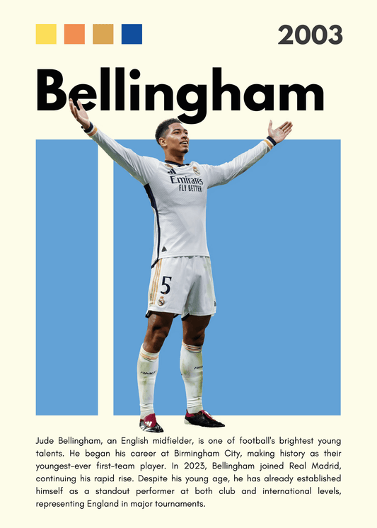 Fodbold Plakat 17 - Bellingham
