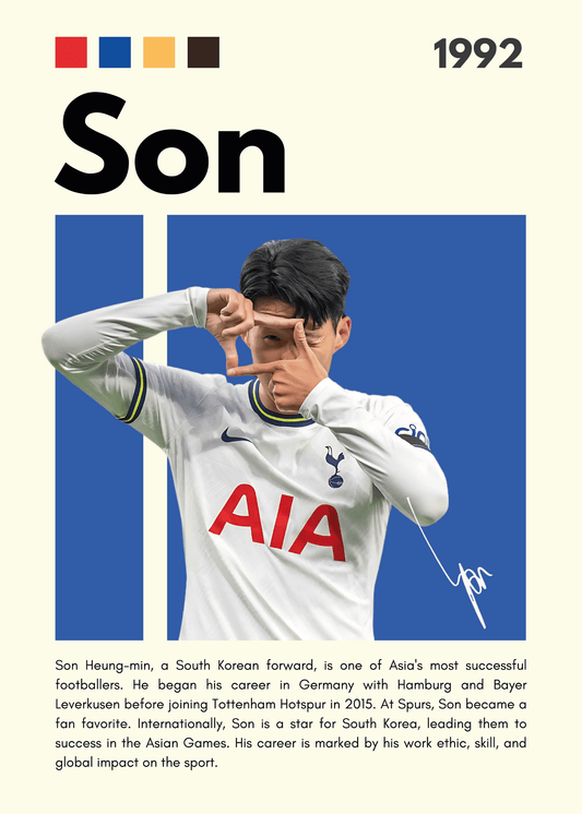 Fodbold Plakat 19 - Son