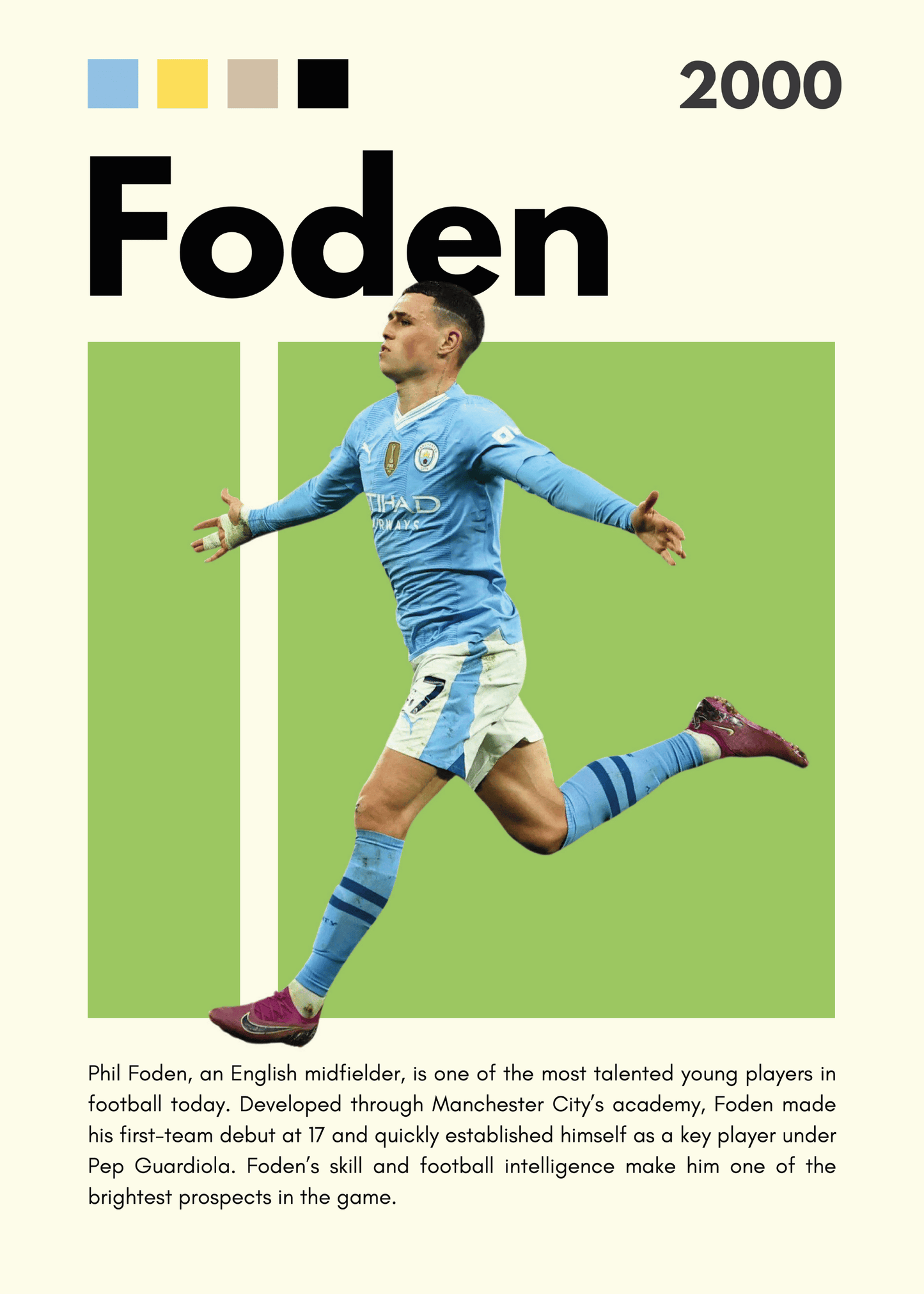 Fodbold Plakat 25 - Foden