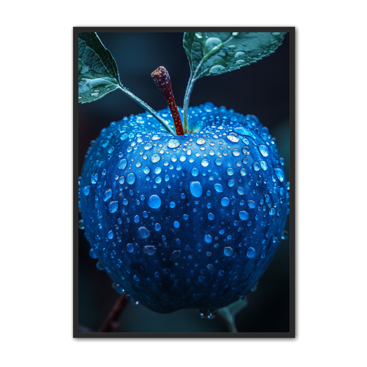 Frugt Plakat 10 - Blåt Æble