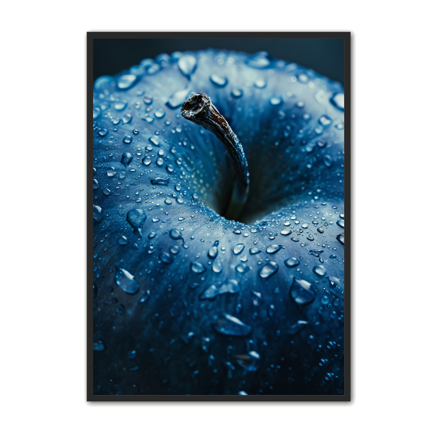 Frugt Plakat 6 - Blåt Æble
