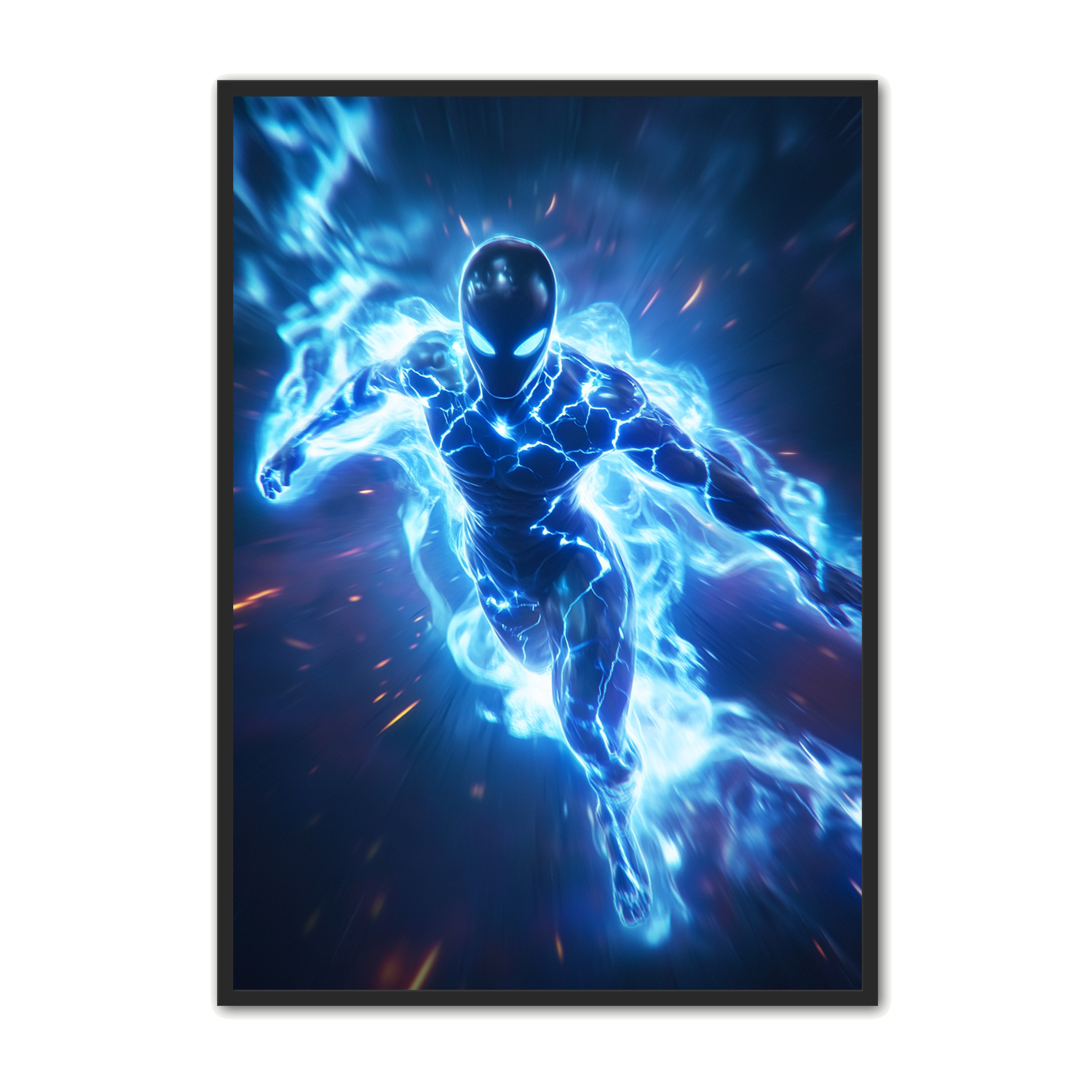Gamer Plakat 141 – Elektrisk energi og futuristisk design – Plakat Portalen