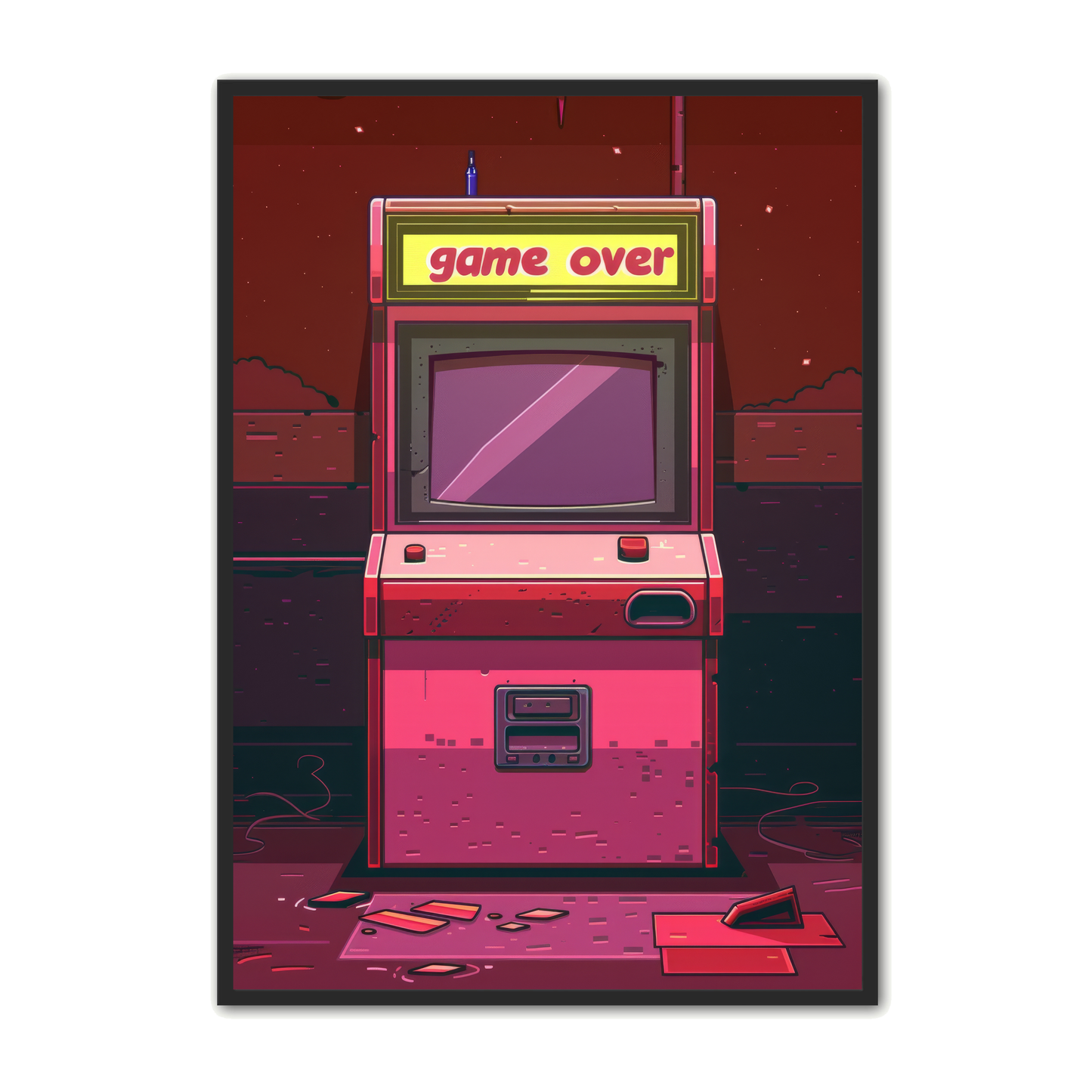 Gamer Plakat 19 - Game Over