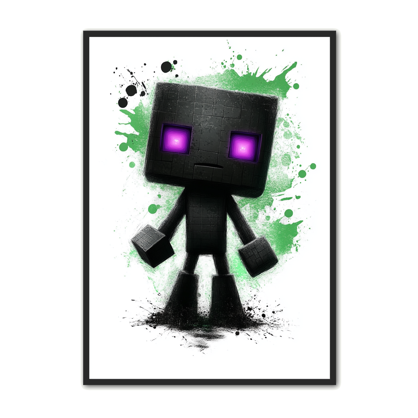Gamer Plakat 414 - Pixel Skygge