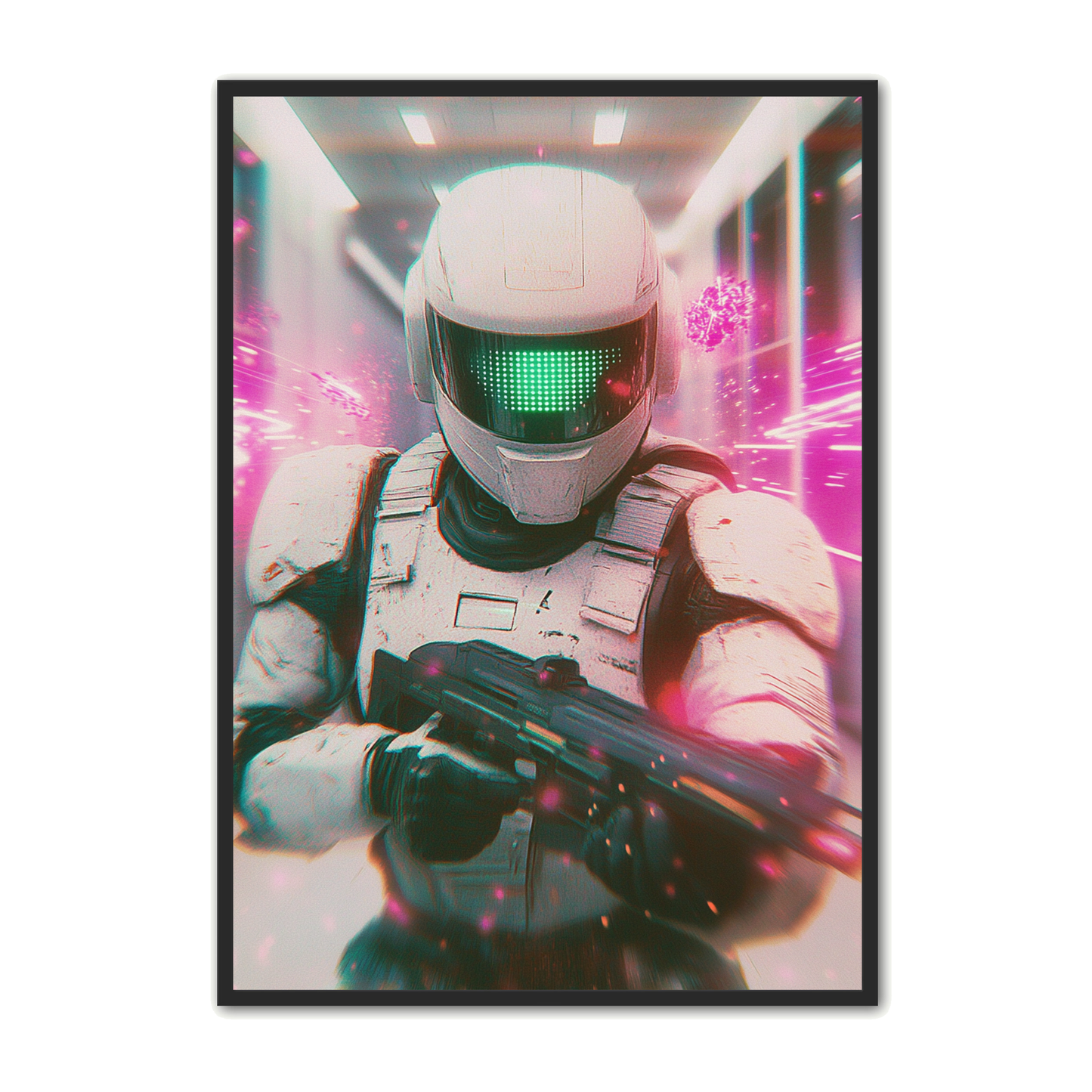 Gamer Plakat 423 - Cyber Soldier