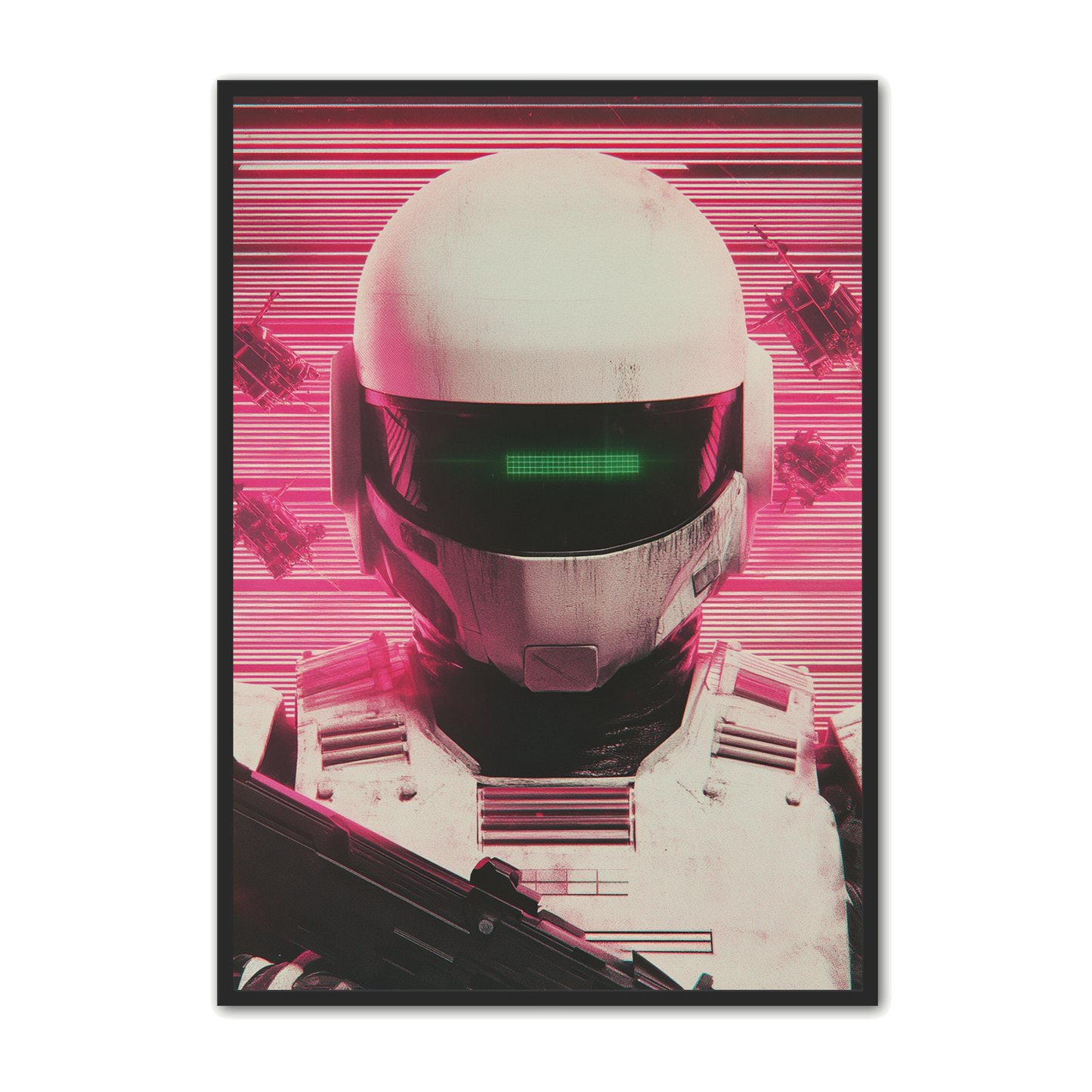 Gamer Plakat 425 - Cyber Sentinel