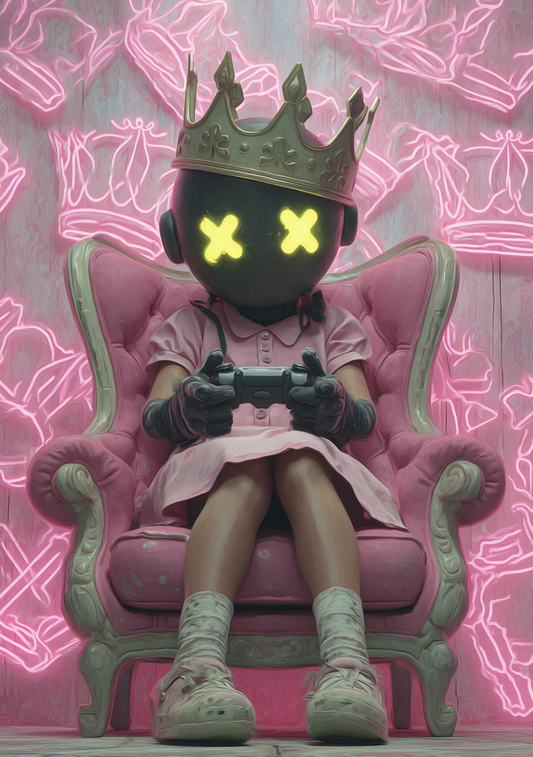 Gamer Plakat 449 – Pink Power Princess