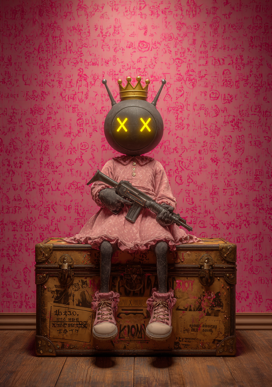 Gamer Plakat 454 – Pink Power Queen