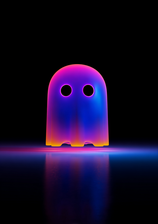 Gamer Plakat 470 - Neon Spektrum-Spøgelse