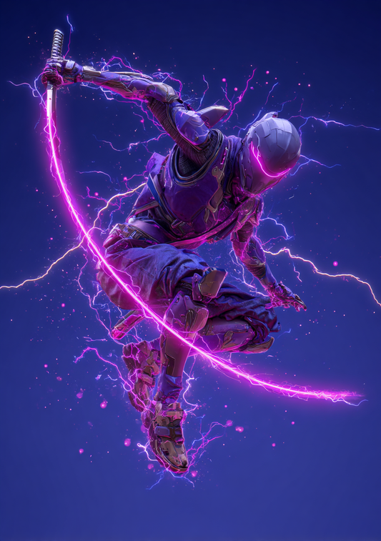 Gamer Plakat 479 – Cyber Ninja Strike