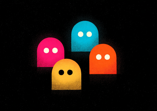 Gamer Plakat 482 – Pixel Ghosts Reloaded