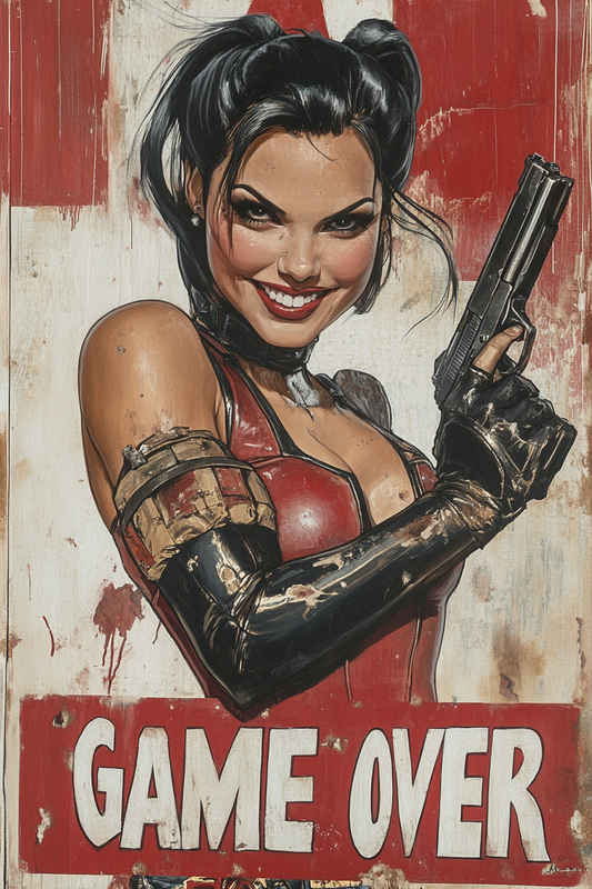 Gamer Plakat 488 – Game Over Girl