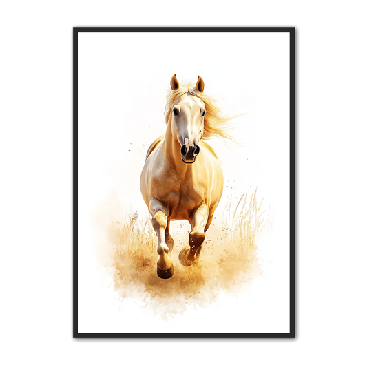 Hest Plakat 7 - Frihed i Galop