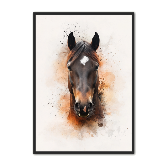 Hest Plakat 9 - Styrke og Skønhed