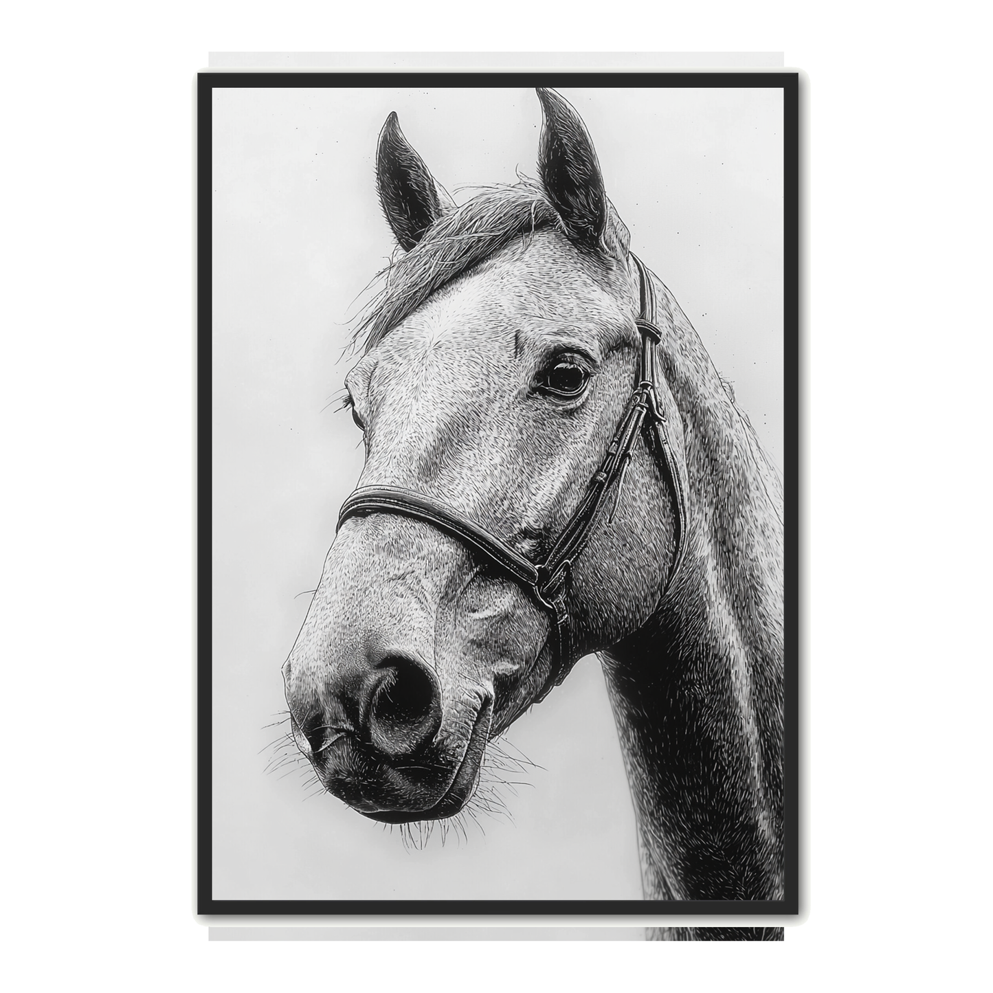 Hest Plakat 2 - Klassisk Elegance