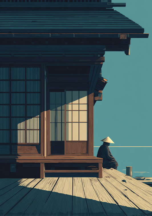 Japansk Plakat 104 – Stilhed ved vandet